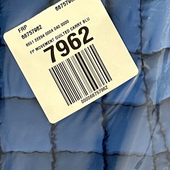 Free People Quilted Carryall LAPIS BLUE - Last One in Stock! - Picture 11 of 13